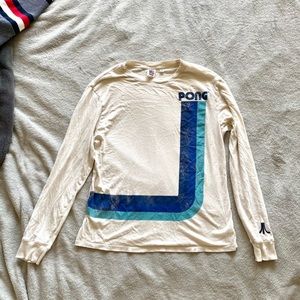 Vintage 70’s Pong videogame longsleeve 🕹